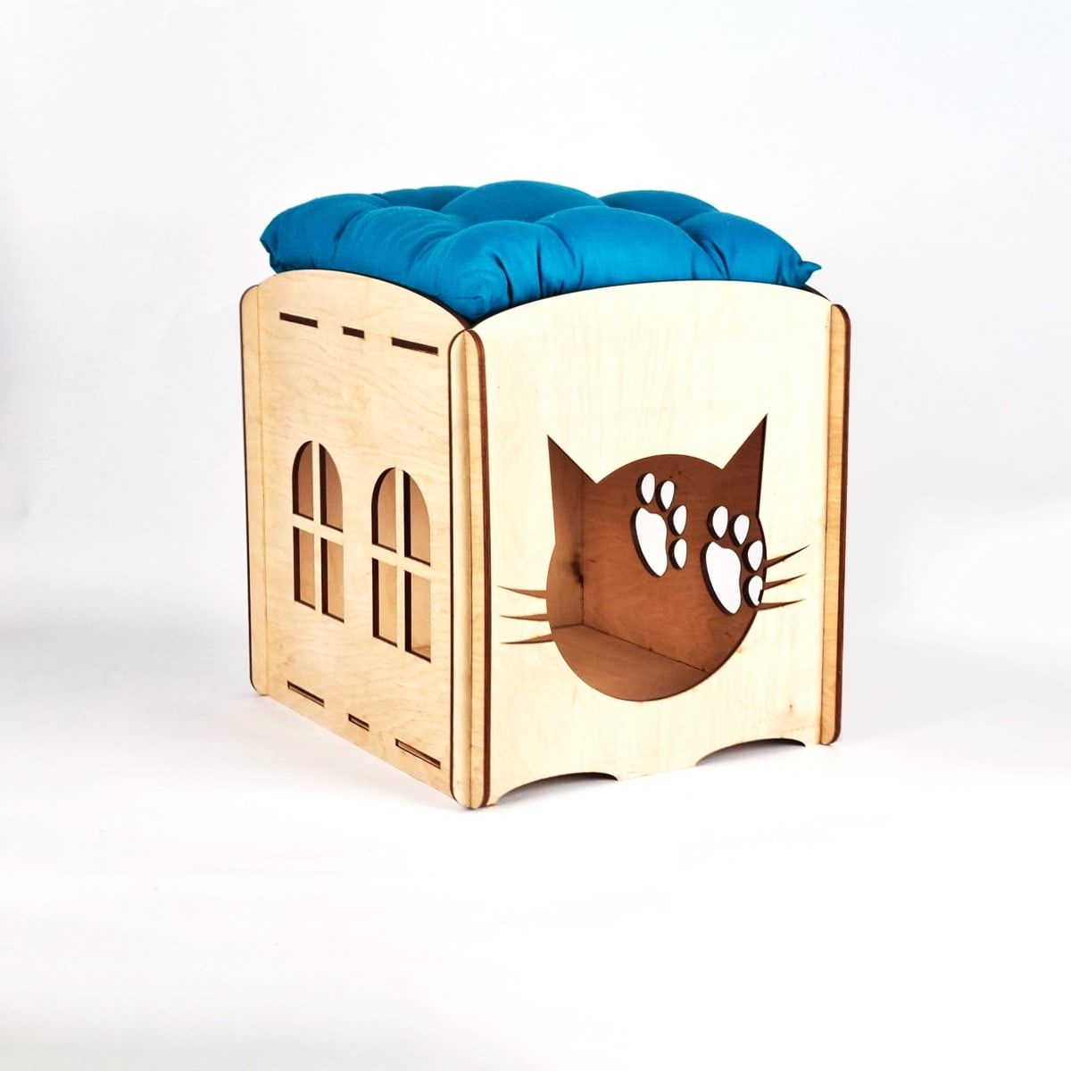 Домик для кошки, фанера